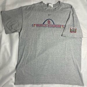 Vintage Nike St. Louis Cardinals MLB T-Shirt Sz. XL Inaugural 2006 Busch Stadium